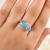 Buy Blue Larimar Stone Ring at Wholesale Prices | Rananjay Exports