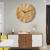 Modern Wooden Clock Natural Living Room Wall Clocks - Warmly Life