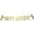 Glittering Gold Unicorn Happy Birthday Banner in UAE