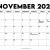 November 2023 Calendar - Six Calendar
