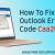 [Solved] OutLook Error Code Caa2000b in Mac, iPhone &amp; Android