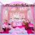 Pink and White Mandap Decor 