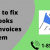 QuickBooks email not working