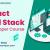 Which stack is popular for full-stack developer?