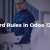   	Record Rules in Odoo 13  