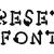 Reset Font Free Download OTF TTF | DLFreeFont