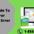        Ultimate Guide To Fix The Error “QuickBooks Error 6143” - Peter Adams | Launchora    