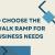 How to Choose the Right Walk Ramp for Your Business Needs