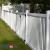 Semi-privacy vinyl fence