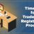Understand briefly about Timeline for Trademark Registration Process