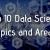 Top 10 Data Science Topics and Areas