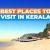 Best Tourist Places &amp; Attractions to Visit in Kerala