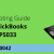 Troubleshooting Guide for the QuickBooks Error PS033 - Eweniversally Green