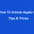 How To Unlock Apple Id