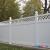 Vinyl privacy fence