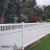 Vinyl privacy fences