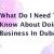 What Do I Need To Know About Doing Business In Dubai?