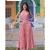 Pretty Pastel Pink Maxi Dress with Bow: Buy Women Maxi Dress Online in India