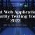 Best Web Application Security Testing Tools 2022 