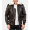 Airin G-1 Brown Leather Bomber Jacket