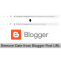  How to Remove Date from Blogger blog Post URL with Pictures 