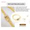 18K gold plated bracelets