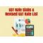 GST Rate - GST Rate Slabs &amp; Revised GST Rate List