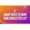 5 Smart Ways to Grow Newsletter List | Create Email List