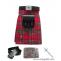 6 Pcs | Royal Stewart Tartan Wedding Kilt Outfit