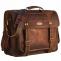 Denver Leather Laptop Shoulder Messenger Bag - Handmade World Bags