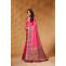 Pink Georgette Saree - Traditional, Ethnic Wear, Women's Party Wear