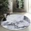 Abstract Round Rug New Design Art Area Carpet for Living Room - Warmly Home