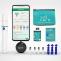 BeatO CURV Smartphone Connected Glucometer Machine | FREE 10 Strips & 10 Lancets