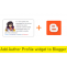  How to Add Author Profile widget to Blogger blog with Pictures 