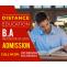 Distance Education BA Private Admission online form 2022-2023 last date