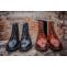 Men's handmade leather boots by Barker