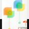 Colorful Wall Clock Macaron Color Shaped Pendulum Clocks for Living Room - Warmly Life