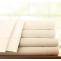 Cream 300 Thread Count Egyptian Cotton Flat Sheet - Home &amp; Bath