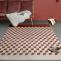 Red Cubic Rug Genius Geometric Design Cube Area Carpets Floor Decor - Warmly Home