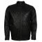 David Beckham Diamond Black Leather Jacket - Stinson Leathers