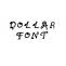 Dollar Font (1665306960)