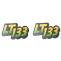 Lower Hood Decals set Replaces AM122875 Fits John DeereLT133