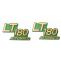 John Deere LT180 Lower Hood Decals set Replaces AM132038