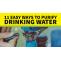 11 Easy Ways to Purify Drinking Water - Best RO Water Purifier