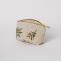 Olive Natural Linen Coin Purse