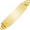 Exotic Diamonds- Gold chino link bracelet 14K