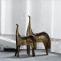 Set of 2 Horse Figurine Resin Art Animal Design for Home Decor - Warmly Life
