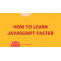 How To Learn Javascript Online Course Efficiently