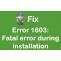 [Fixed] HP Printer Fatal Error Code 1603 | +1-855-847-1975