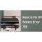 Fix HP Printer Error 79 | HP 79 Service Error